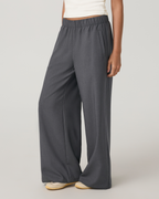 Sander Elastic Waist Trouser - Short | Charcoal Heather
