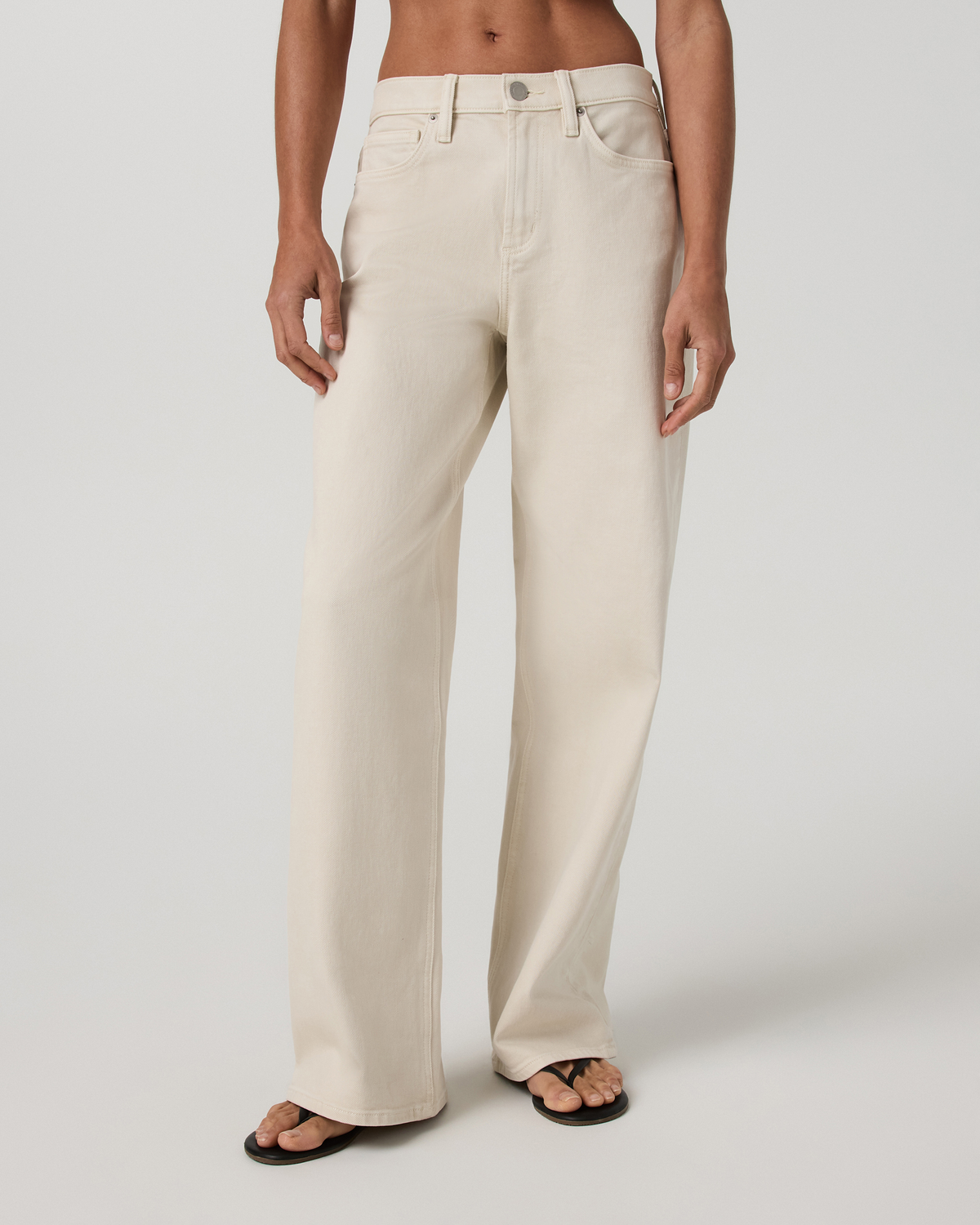 Womens Vuori Vintage Wideleg Jean 30 | Bone Denim