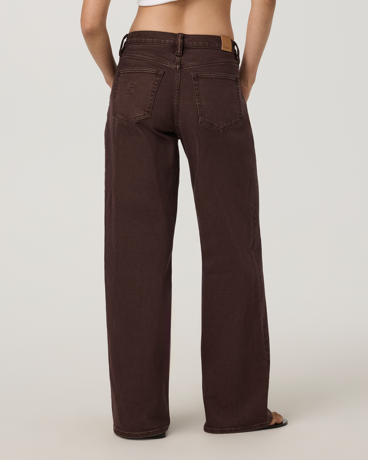 Womens Vuori Vintage Wideleg Jean | French Roast Denim