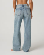 Womens Vuori Vintage Wideleg Jean | Light Wash Indigo Denim