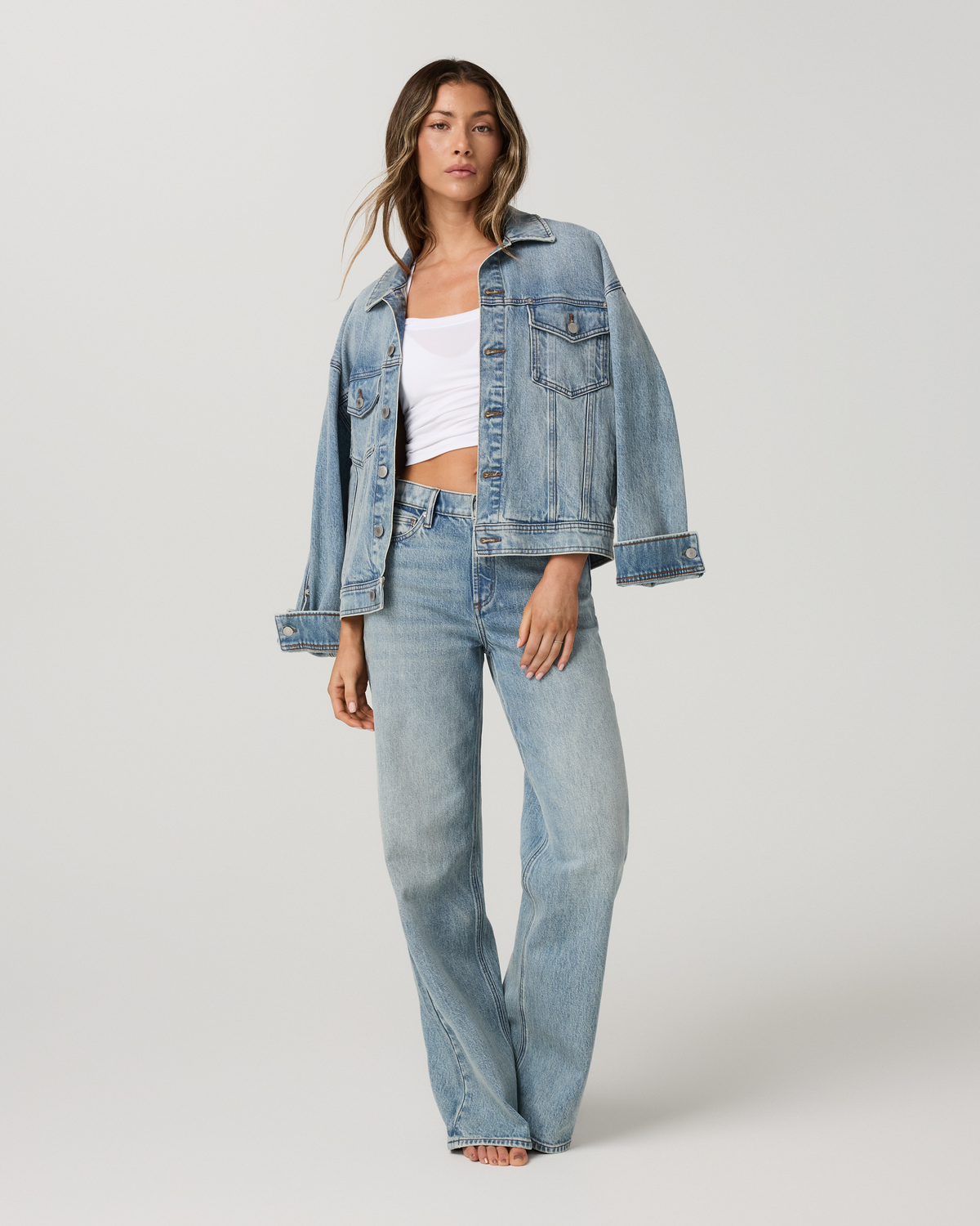 Womens Vuori Vintage Wideleg Jean 30 | Light Wash Indigo Denim