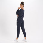 Long-Sleeve Lux Jumpsuit | Midnight Heather
