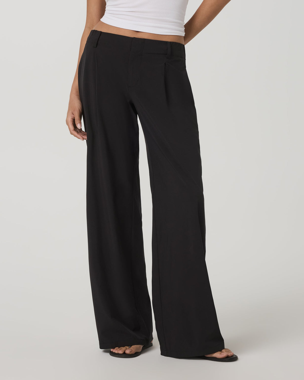 Villa Wideleg Trouser | Black