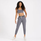 Lux Rib Performance Jogger | Heather Grey