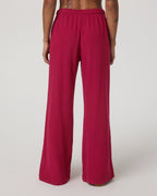 Waffle Wideleg Pant | Strawberry