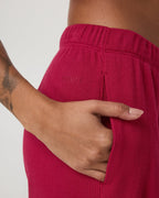 Waffle Wideleg Pant | Strawberry
