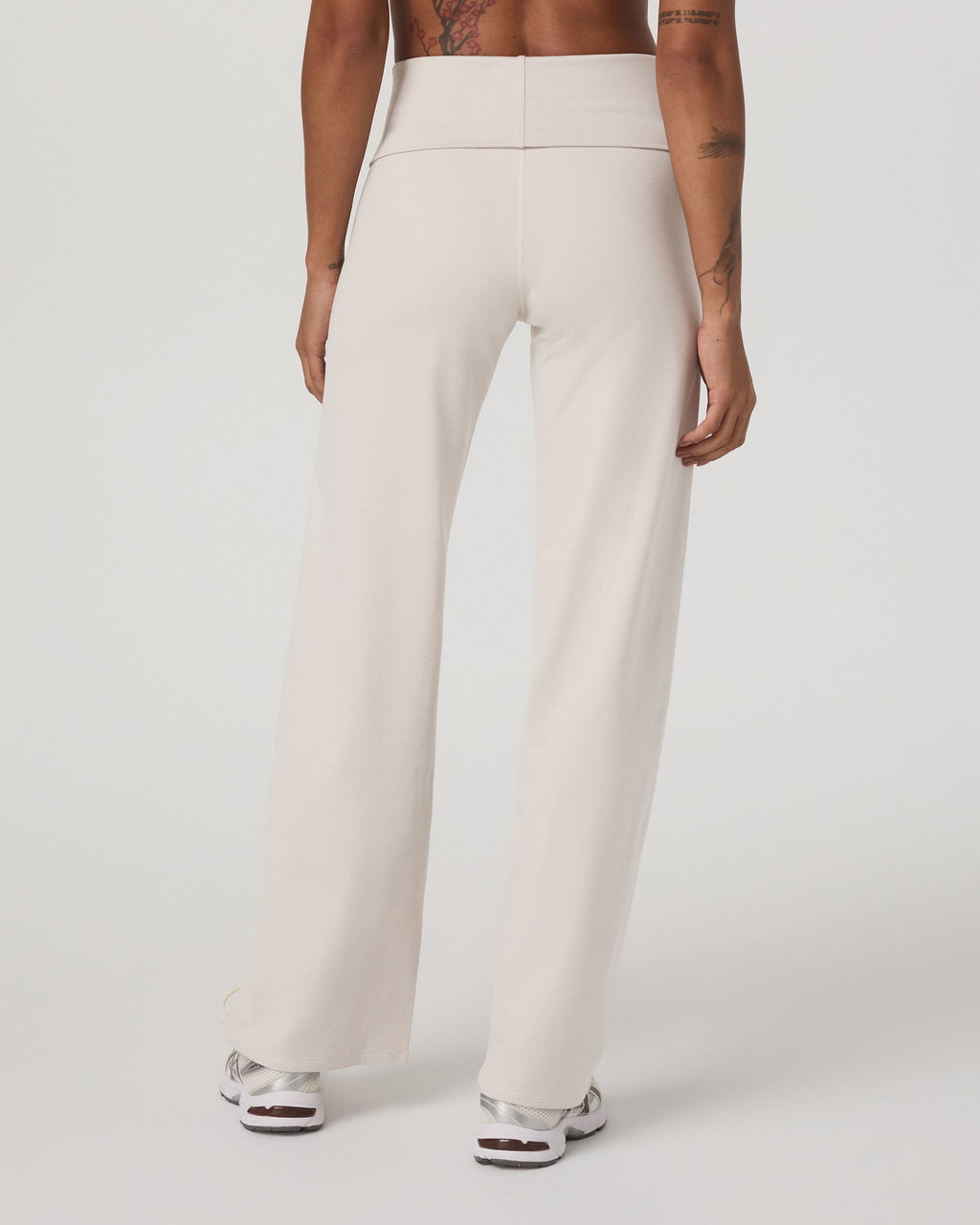 Granite Foldover Straight Leg | Oatmeal Heather