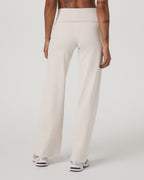 Granite Foldover Straight Leg | Oatmeal Heather