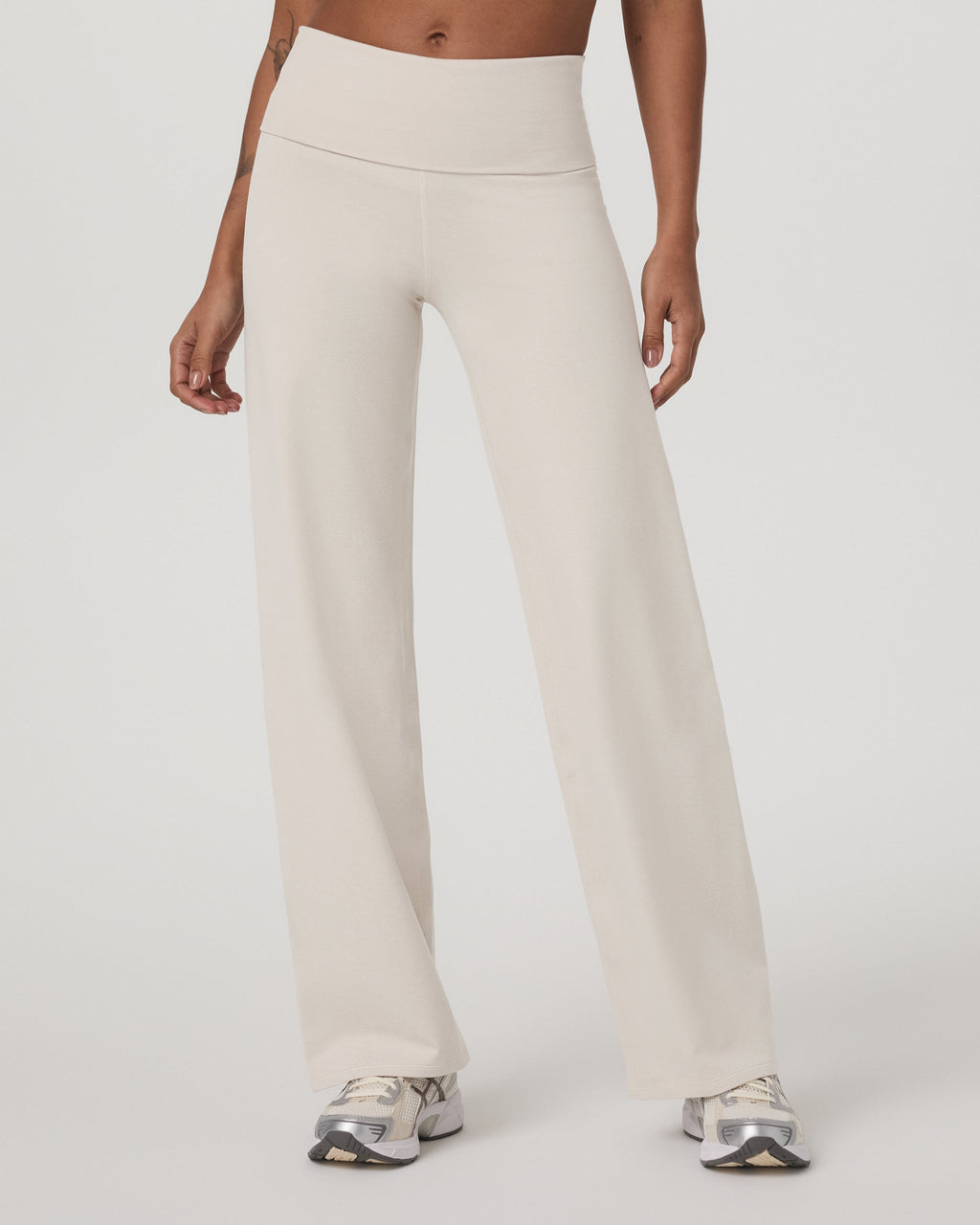 Granite Foldover Straight Leg | Oatmeal Heather