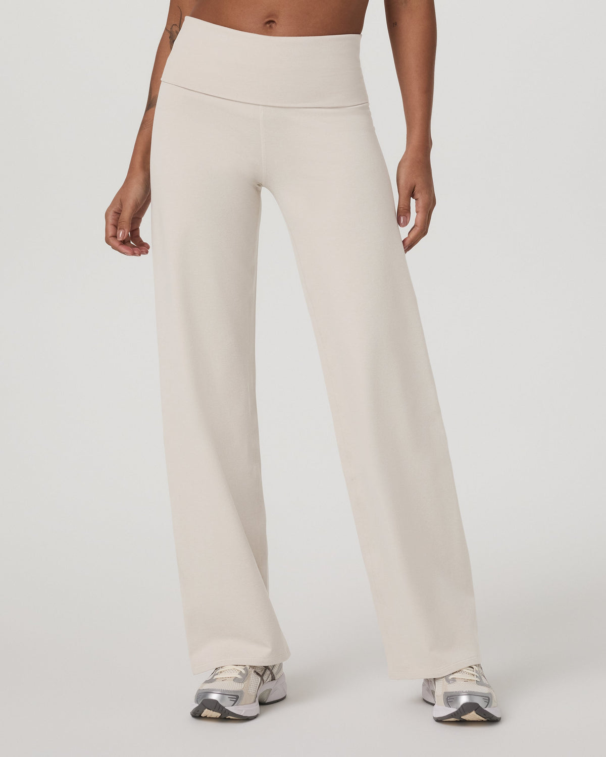 Granite Foldover Straight Leg | Oatmeal Heather
