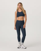 Clean Elevation Legging-Short | Midnight Heather