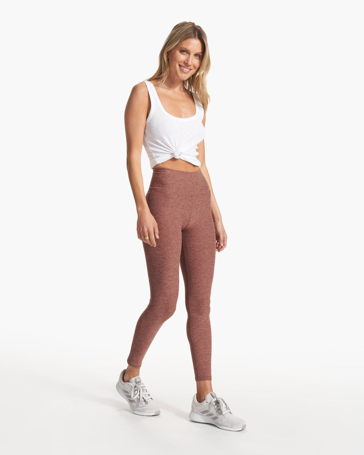 Clean Elevation Legging | Hazelnut Heather
