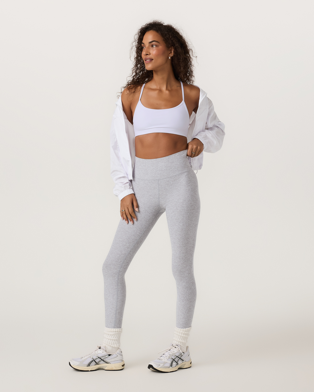 Clean Elevation Legging | Light Heather Grey