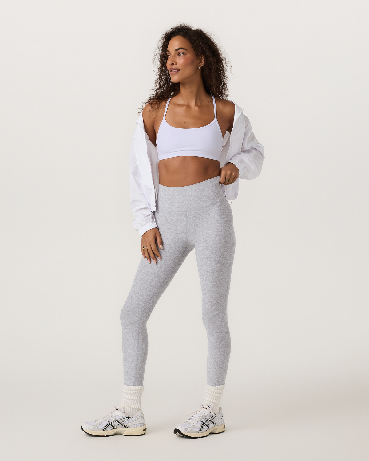 Clean Elevation Legging | Light Heather Grey