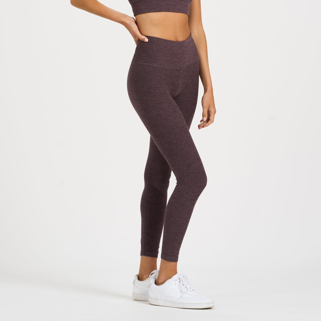 Clean Elevation Legging | Smoked Plum Heather