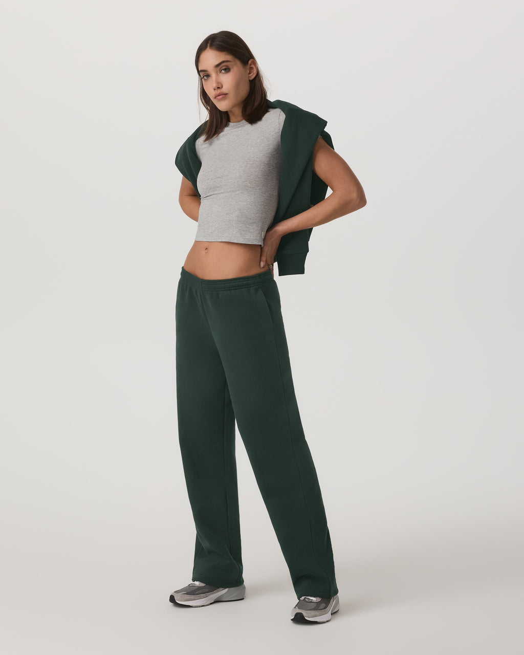 Restore Straight Leg Sweatpant | Evergreen