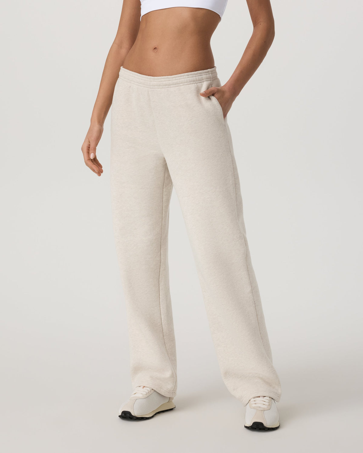 Restore Straight Leg Sweatpant | Bone Heather