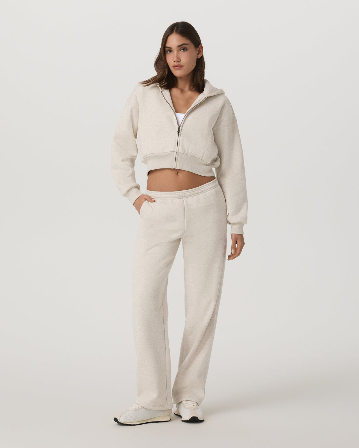 Restore Straight Leg Sweatpant | Bone Heather