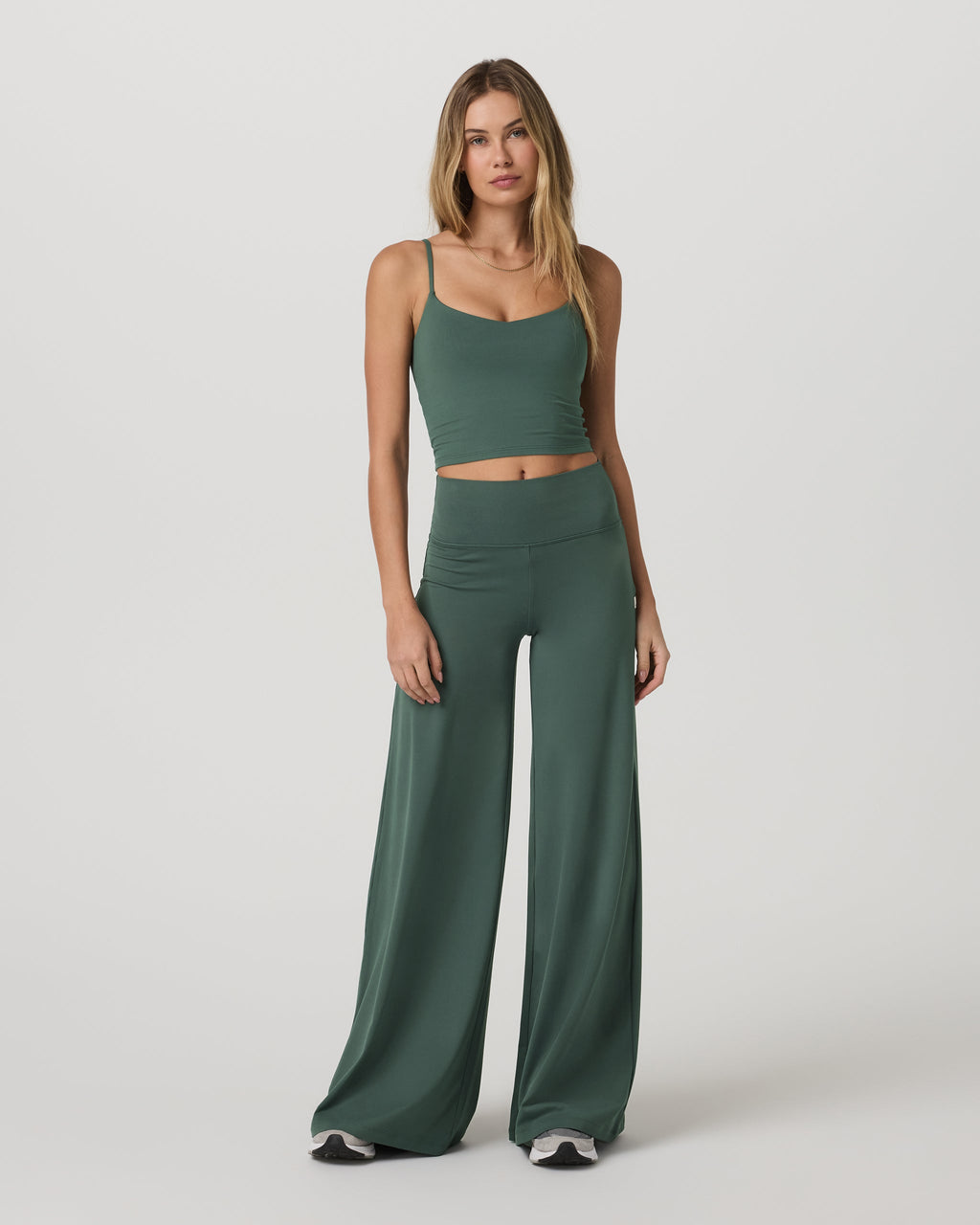 Halo Easy Wideleg Pant | Agate Green