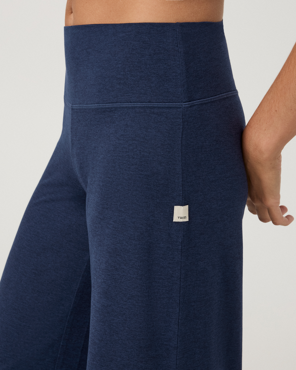 Halo Easy Wideleg Pant - Short | Blue Coast Heather