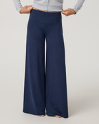 Halo Easy Wideleg Pant - Long | Blue Coast Heather