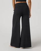 Halo Easy Wideleg Pant - Long | Solid Black