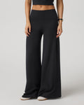 Halo Easy Wideleg Pant - Short | Solid Black