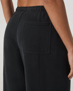 Sedona Barrel Crop Sweatpant | Black