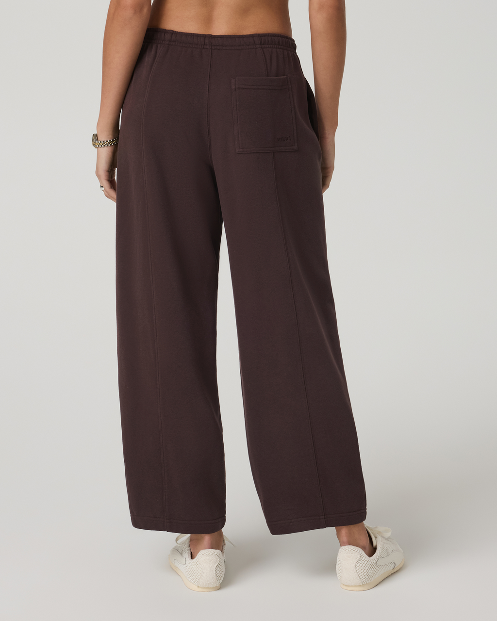 Sedona Barrel Crop Sweatpant | French Roast