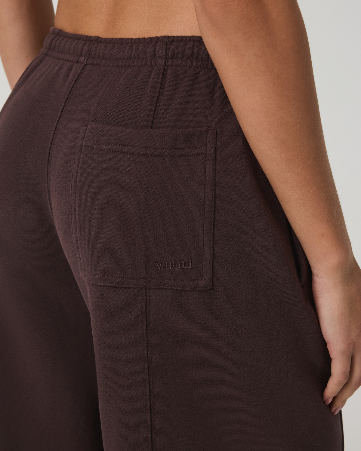 Sedona Barrel Crop Sweatpant | French Roast