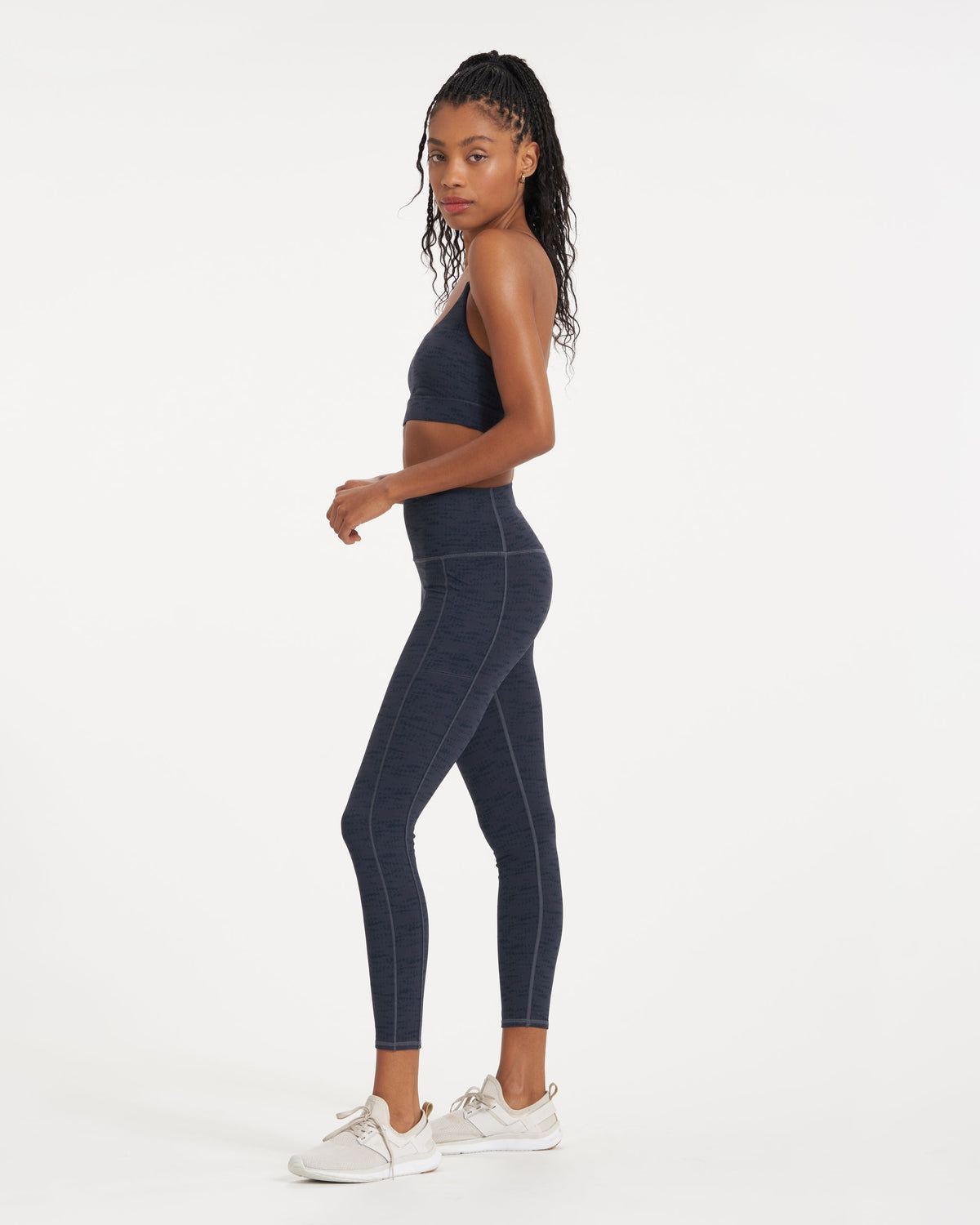 Studio Pocket Legging | Midnight Slub