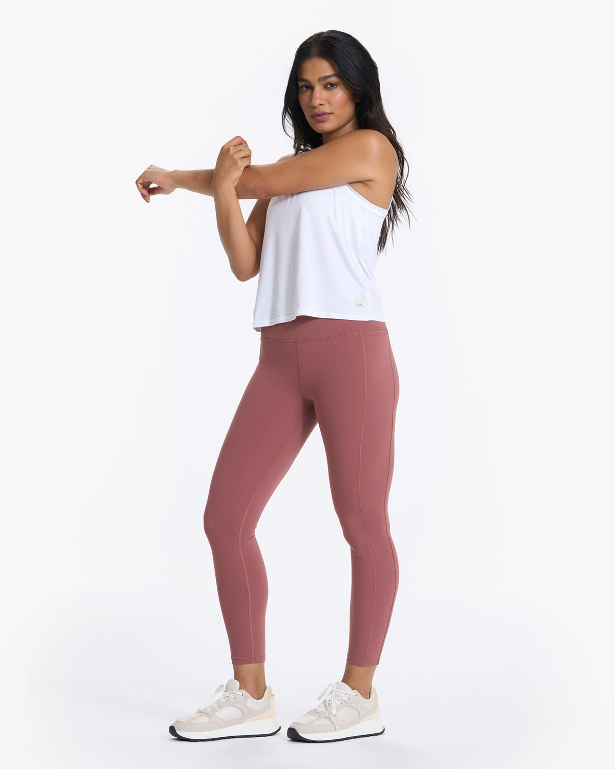 Studio Pocket Legging | Rosewood