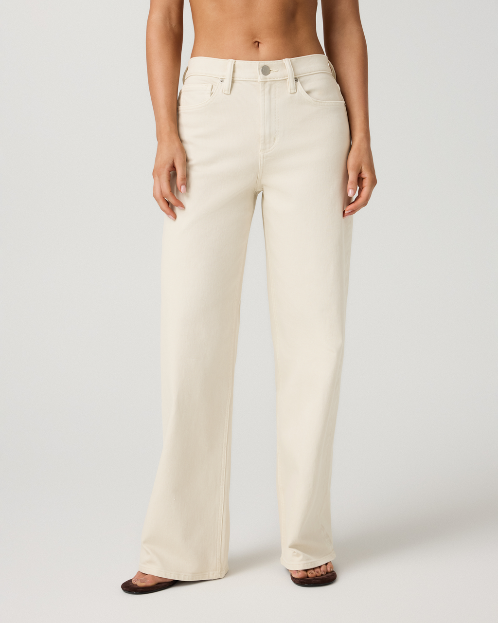 Womens Vuori Vintage Wideleg Jean | Bone Denim