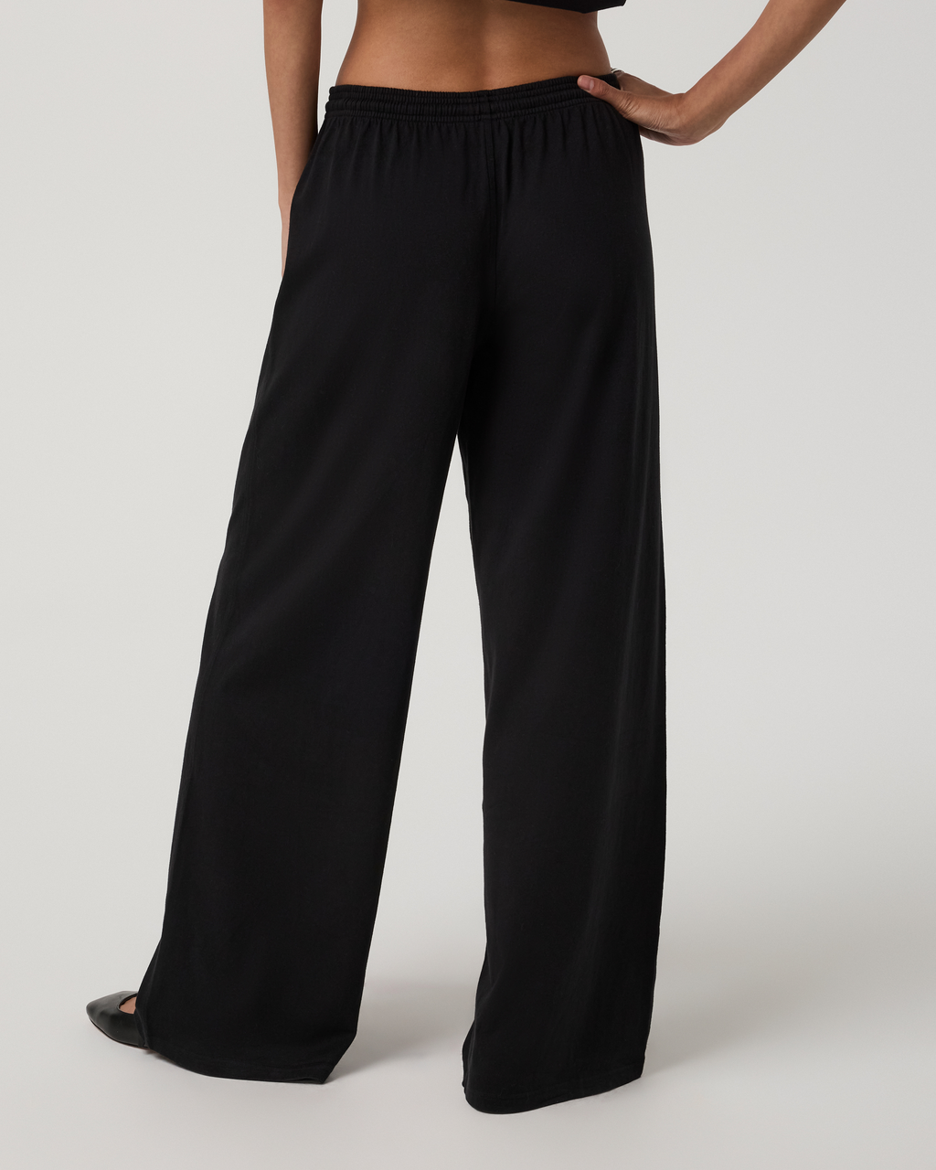 Heavyweight Cotton Easy Pant | Black