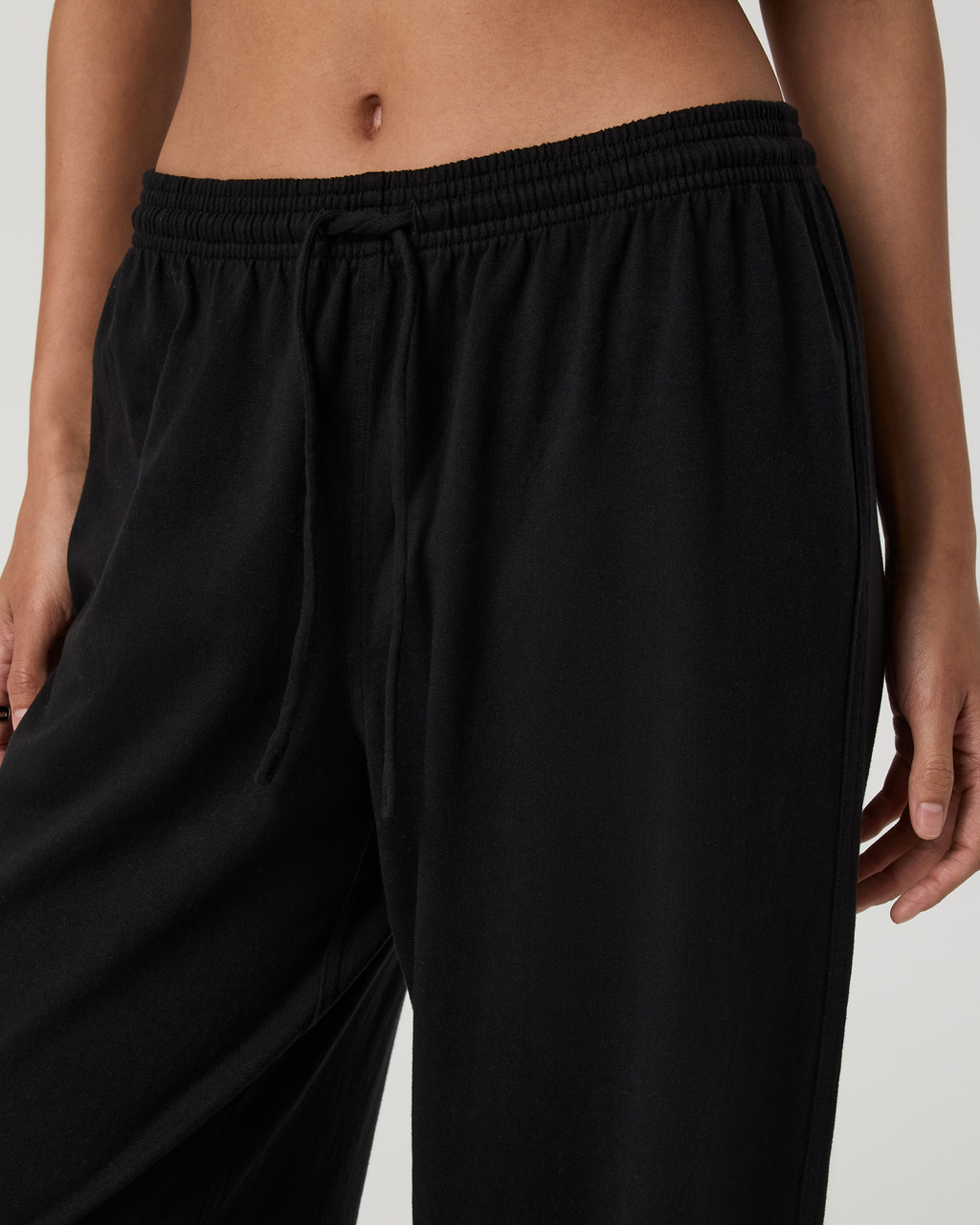 Heavyweight Cotton Easy Pant | Black