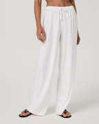 Heavyweight Cotton Easy Pant | White