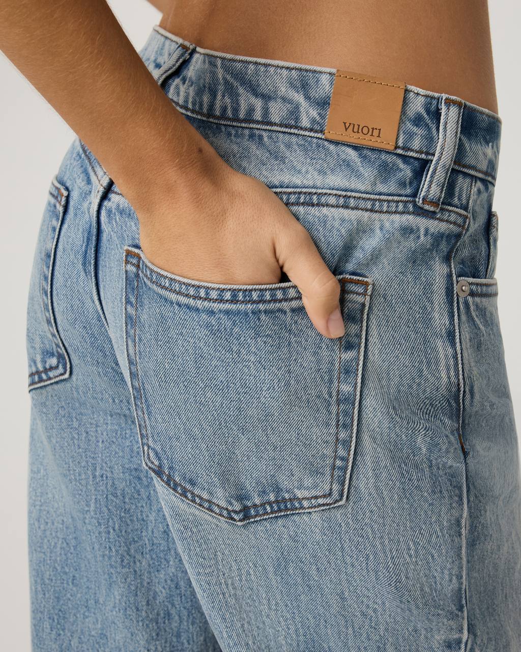 Womens Vuori Vintage Straight Leg Jean 30 | Light Wash Indigo Denim