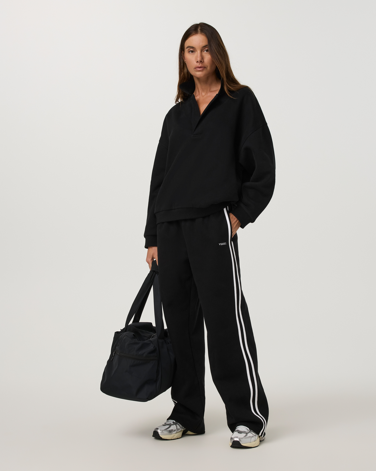 Restore Straight Leg Track Sweatpant | Black