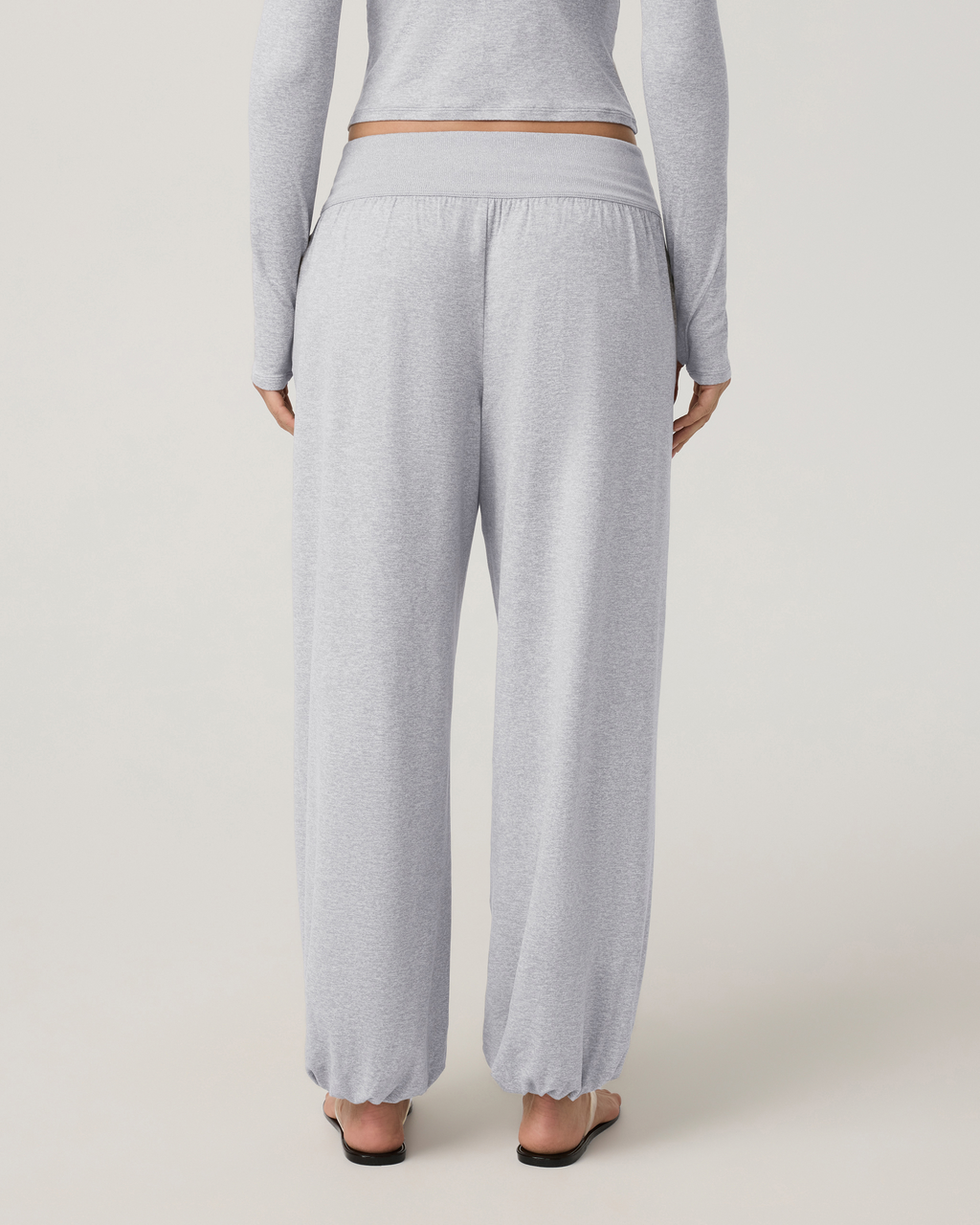 Halo Balloon Pant | Pale Grey Heather