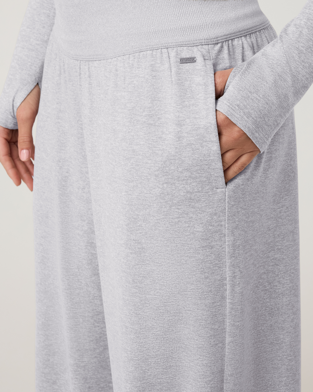 Halo Balloon Pant | Pale Grey Heather