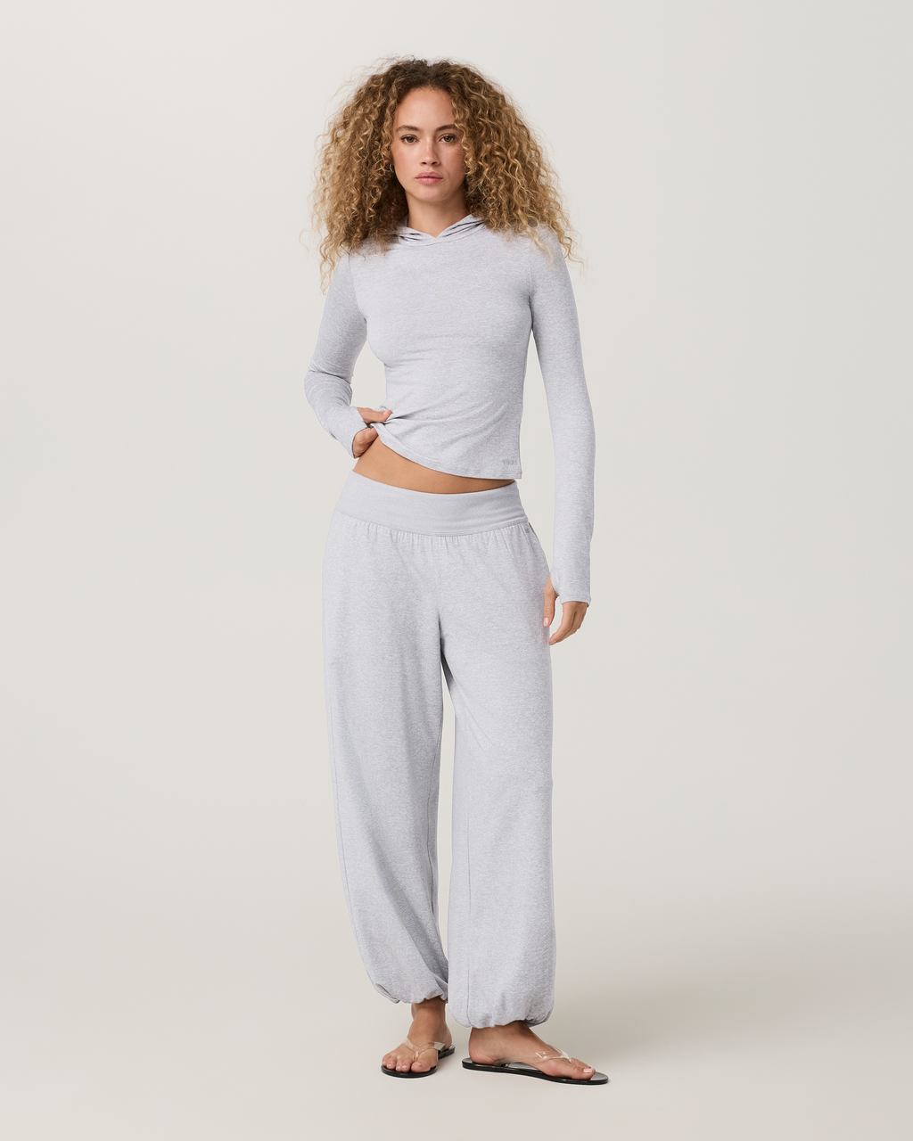 Halo Balloon Pant | Pale Grey Heather