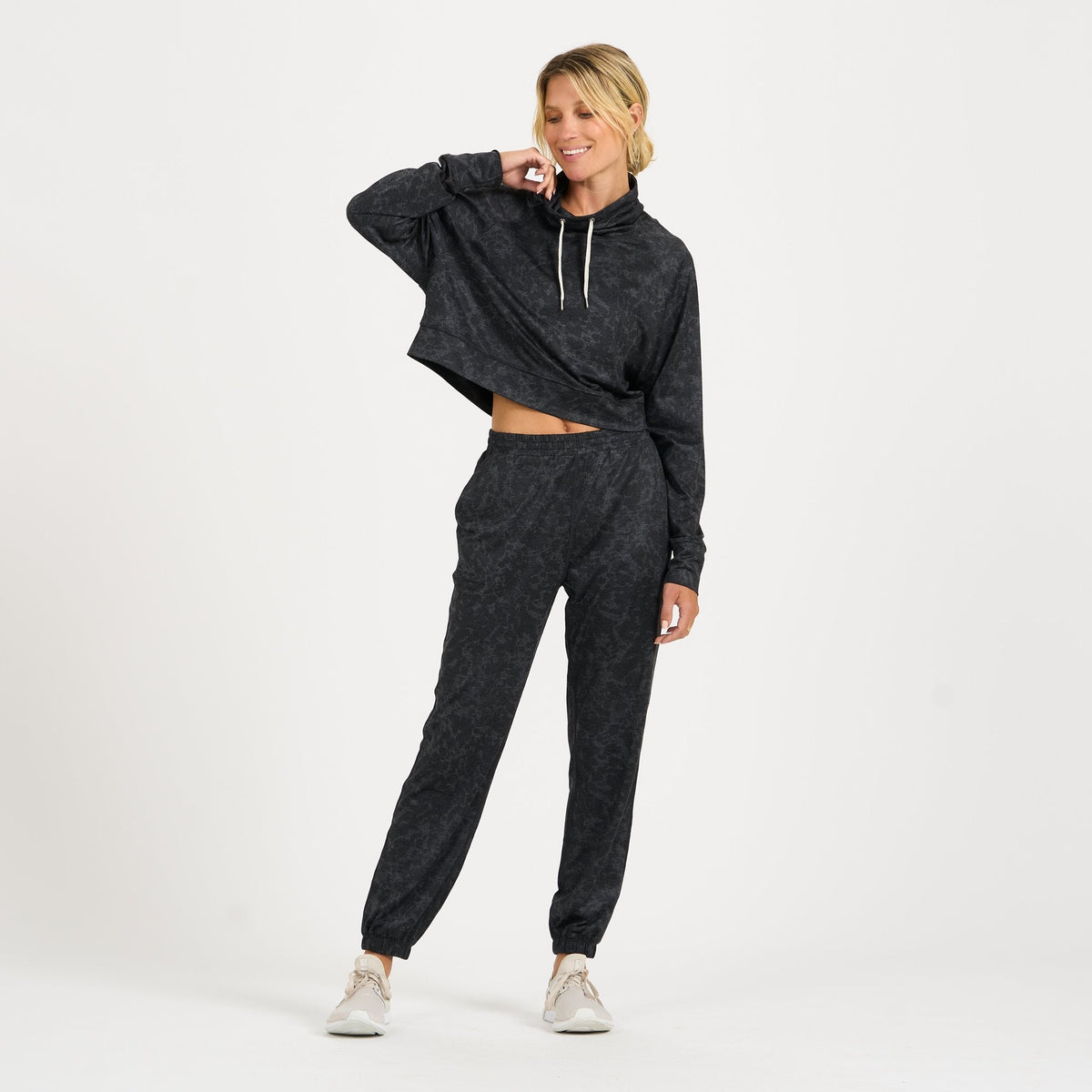 Boyfriend Sweatpant | Charcoal Tortoise
