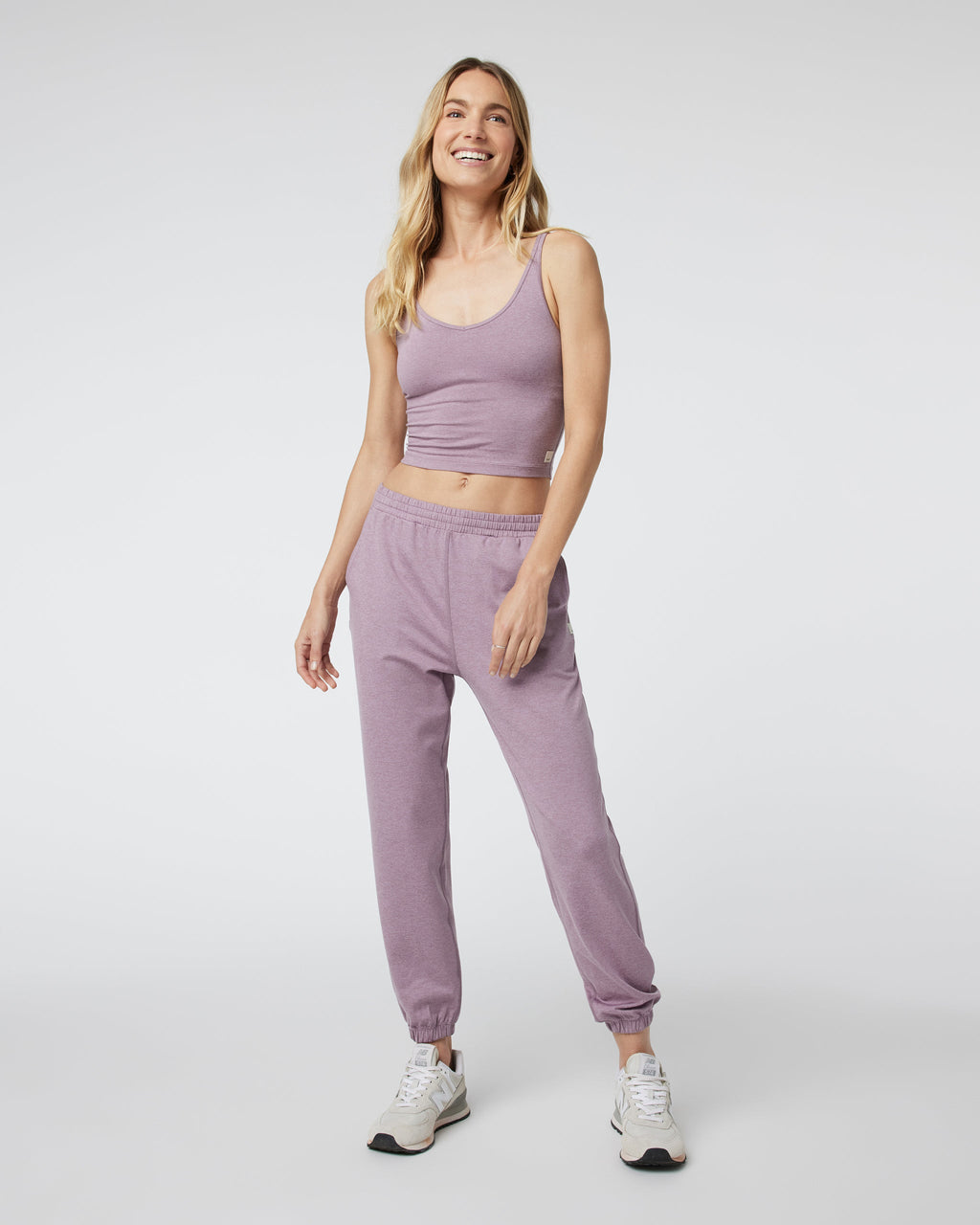 Boyfriend Sweatpant | Lilac Heather