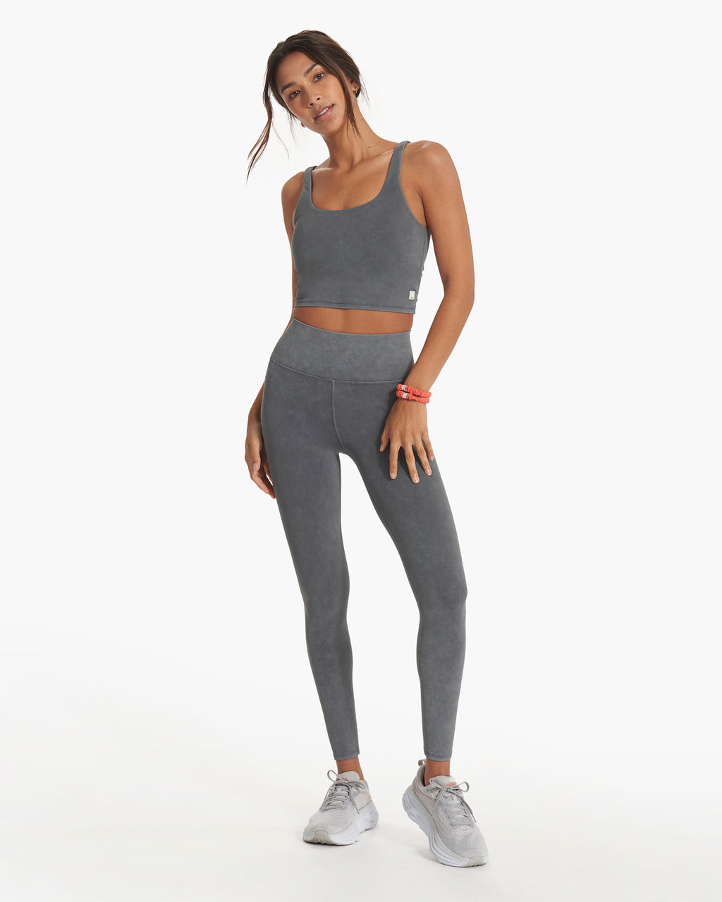 Washed Studio Legging | Washed Charcoal