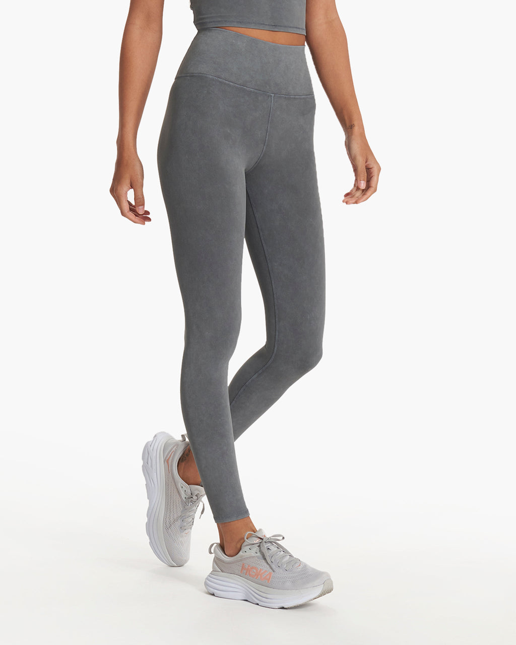 Washed Studio Legging | Washed Charcoal