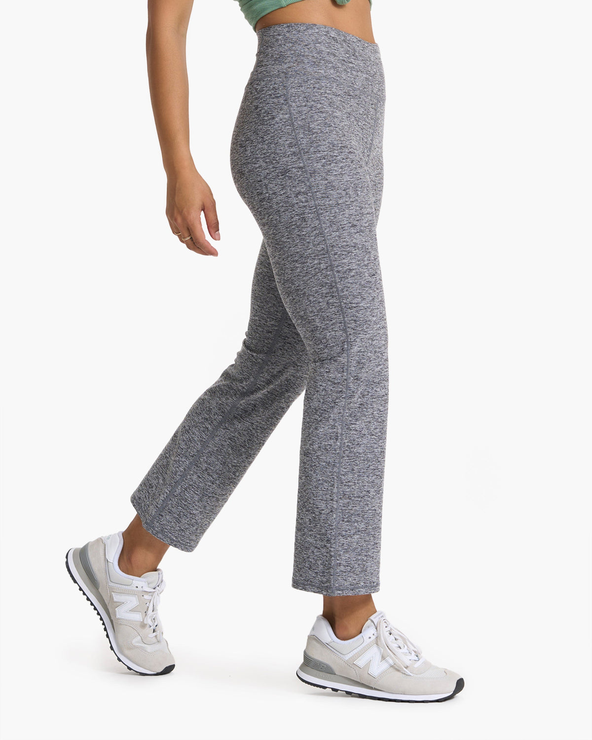 Mid Rise Elevation Slim Bootcut | Heather Grey