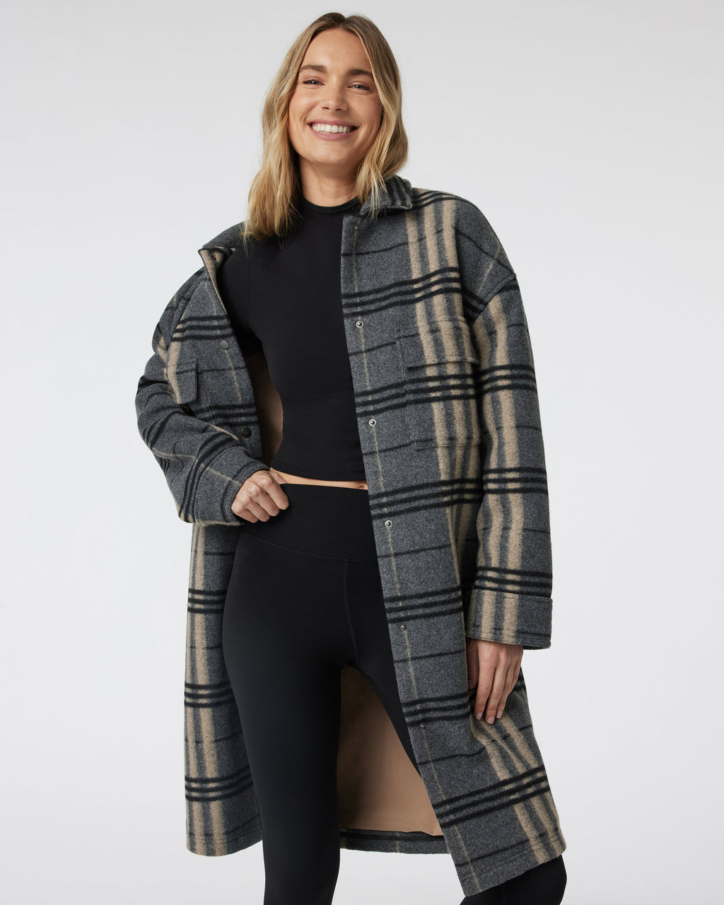 Womens Ballard Coat | Charcoal