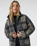 Womens Ballard Coat | Charcoal