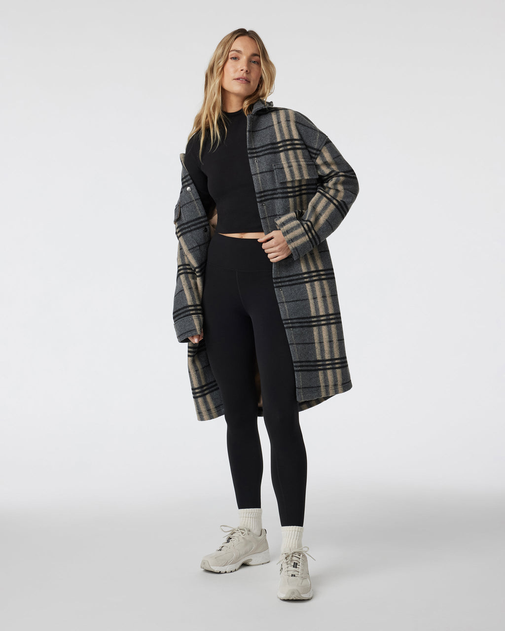 Womens Ballard Coat | Charcoal