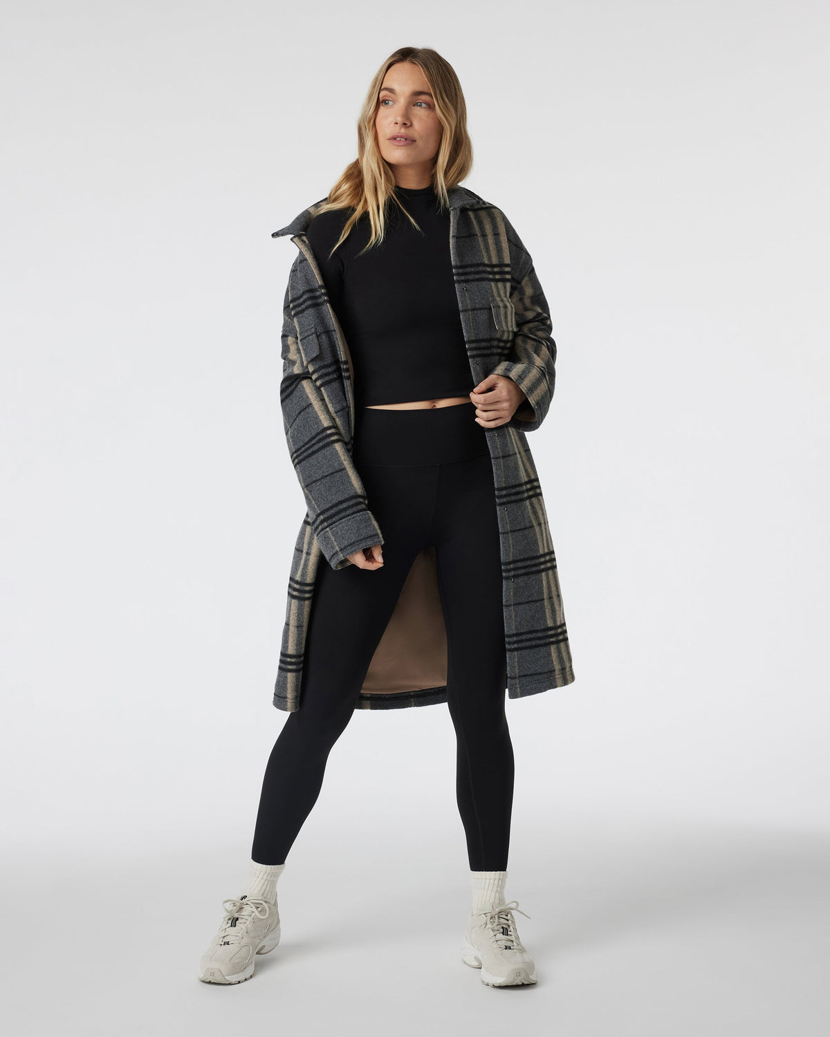 Womens Ballard Coat | Charcoal